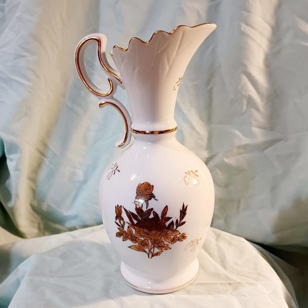 Porcelain Arnart Creations Japan Porcelain Handle Vase stamped